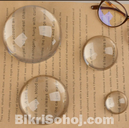 Half Crystal glass paper weight
